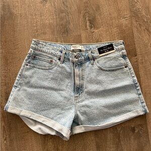 Blue Denim Women's Shorts: Abercrombie & Fitch